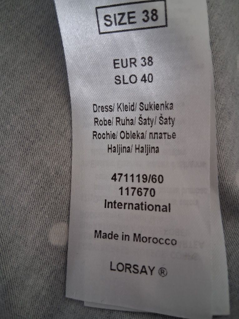 Sukienka Orsay czarna w kropki