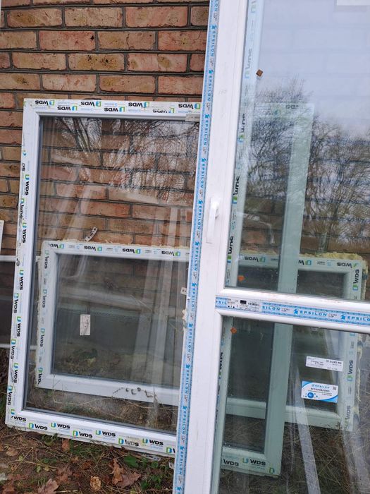 Вікна пластиков ВІДКРИВНІ І ГЛУХІі.Двері пластикові