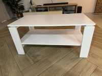 Biały stolik kawowy 110x60 wysokosc 52 cm
