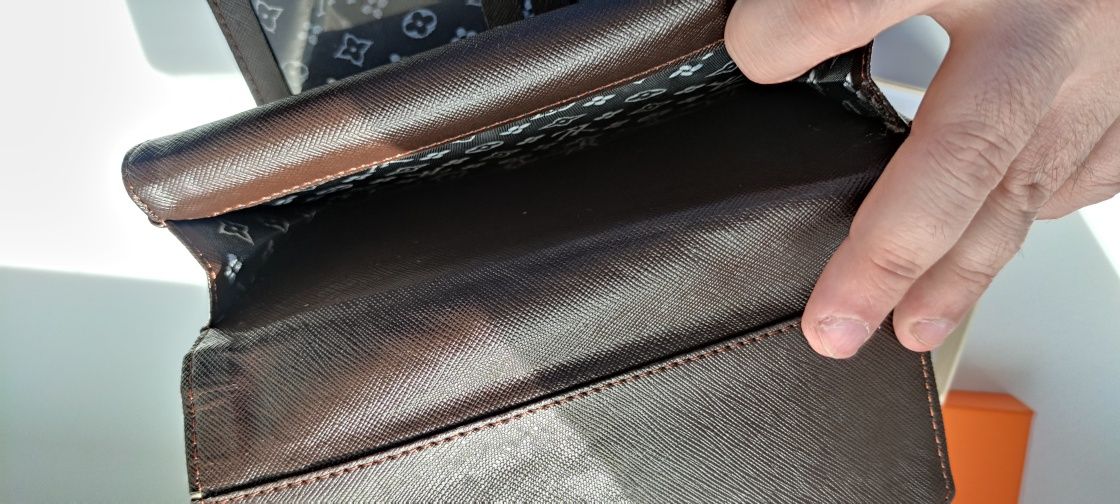 Nowy piękny portfel damski Louis Vuitton Paris  brązowy