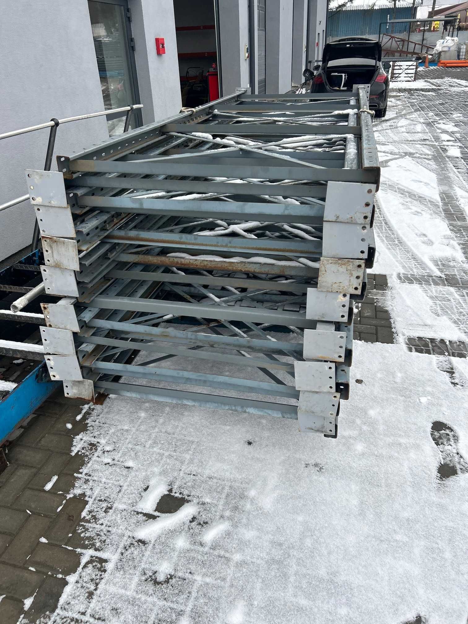 Regały magazynowe paletowe przemysłowe mocne dexion ramada H=300cm