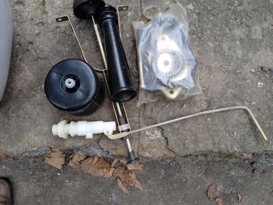 змивний бачок компакт, новий, комплект, ванна чавунна,  колір - зелена