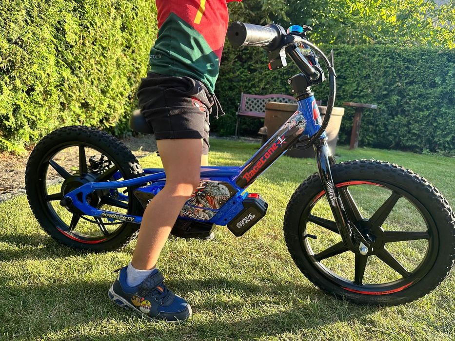 Racerone R1 Go 16" Niebieski rower biegowy elektryczny