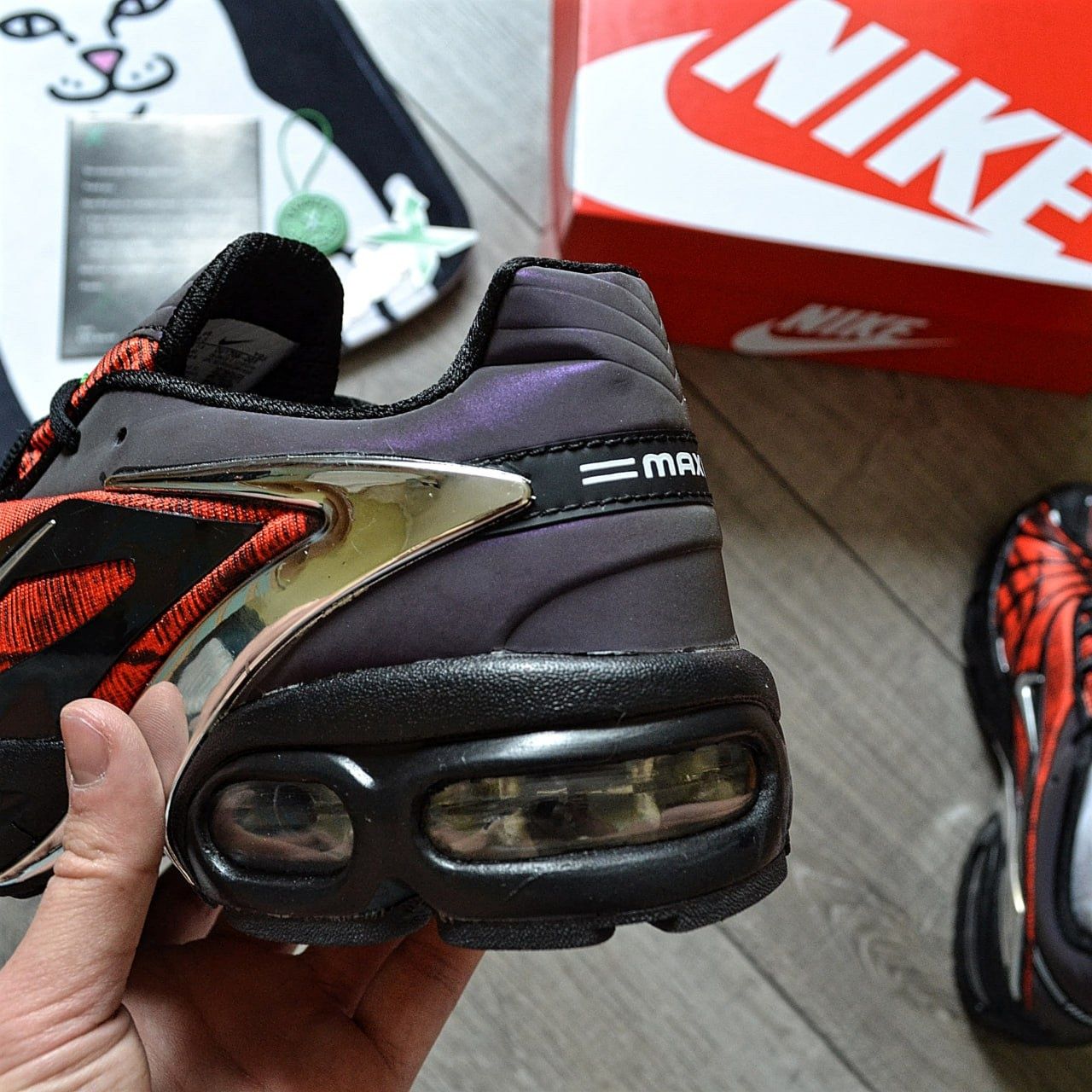 Кросівки чоловічі Skepta x Nike Air Max Tailwind 5 'Bloody Chrome' —