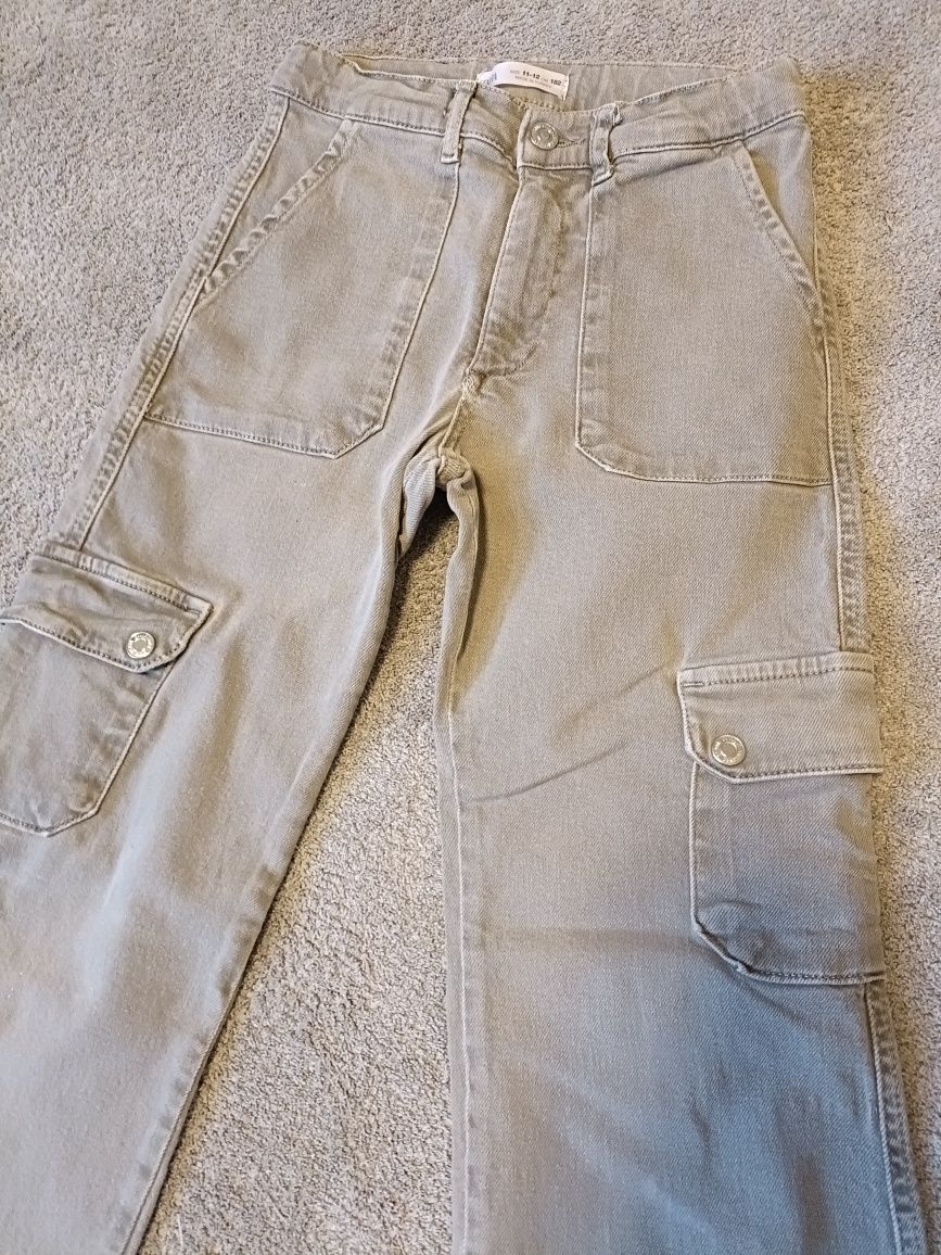Spodnie cargo Zara r. 11-12/152