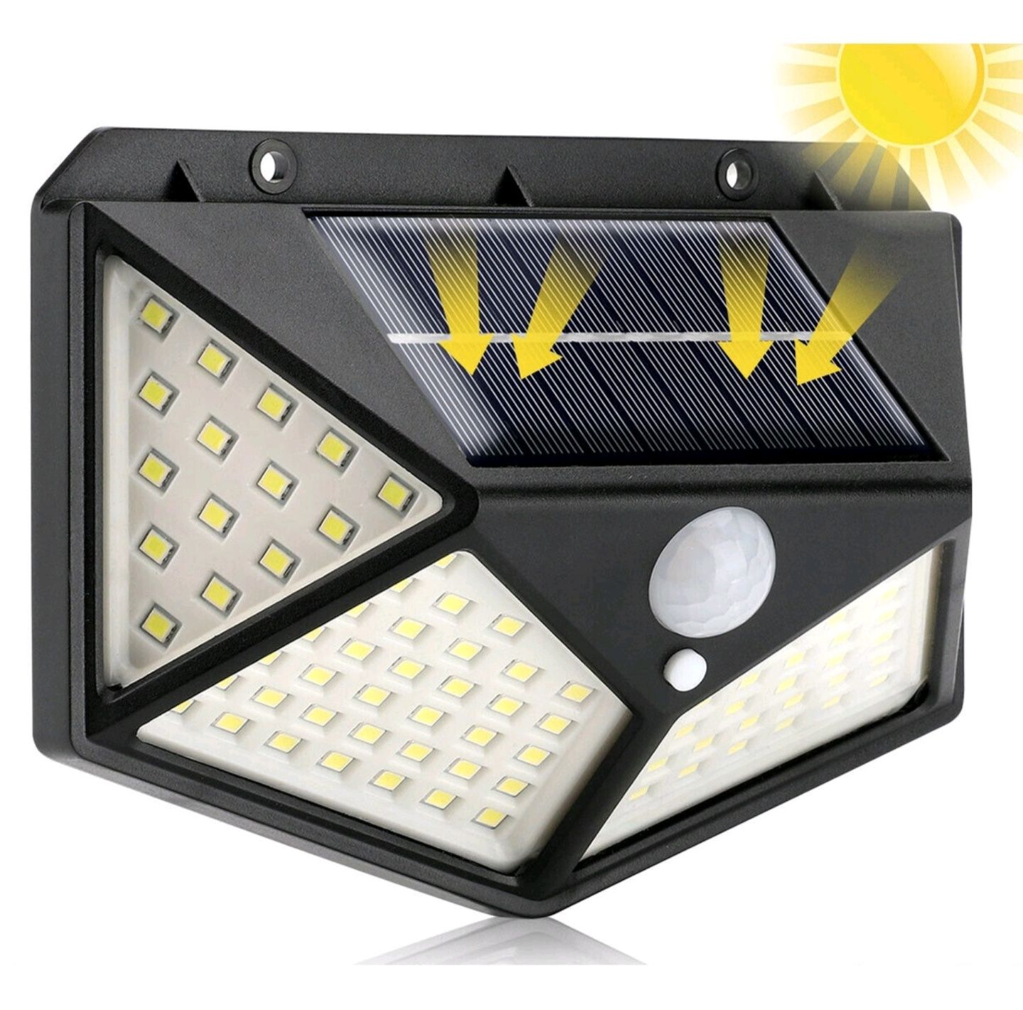 Вуличний ліхтар на сонячній панелі/ліхтар з датчиком руху