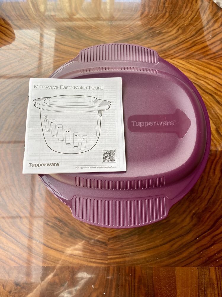 Tupperware microondas massa