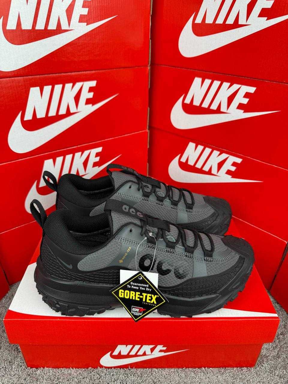 Кросівки Nike ACG Mountain Fly 2 Gore-tex (41-46) термо Найк АСЖ сірі