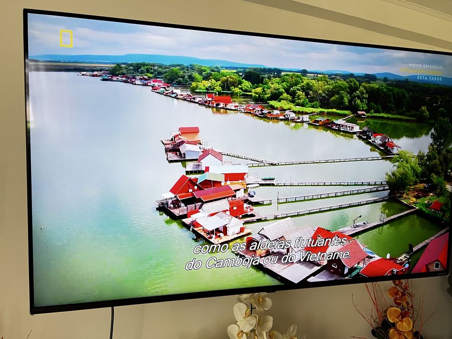 TV 55" LG NanoCell 4K TV - 55SM8200PLA + base + comando