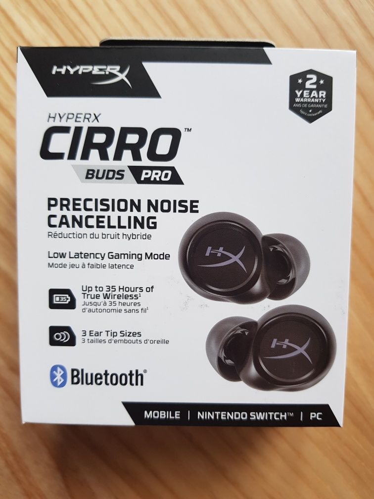 Słuchawki bezprzewodowe HyperX Cirro Buds Pro (czarne)