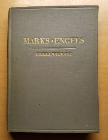 KSIĄŻKA Marks * Engels "Dzieła wybrane" z 1949 roku, tom II