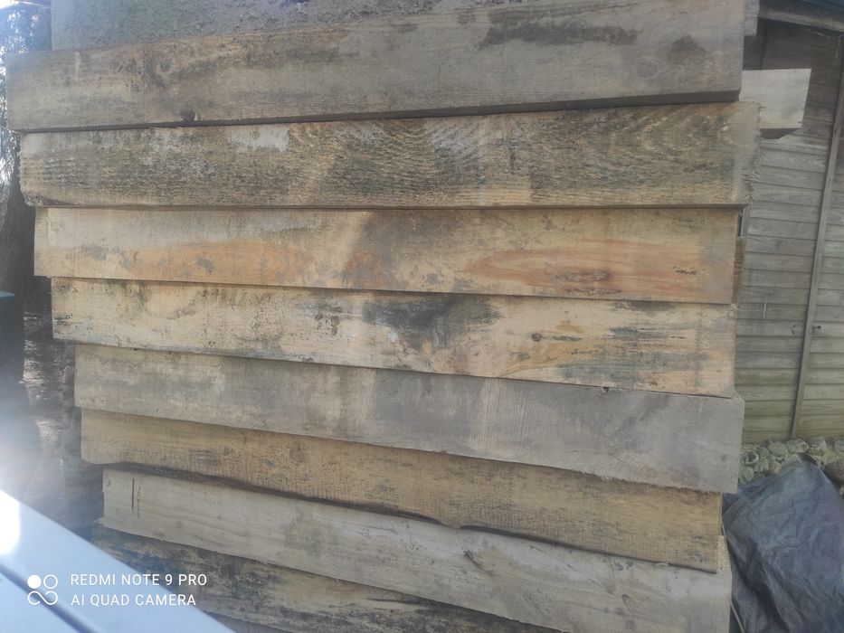 kantówki dębowe 15cm x 20cm. 1m 40cm