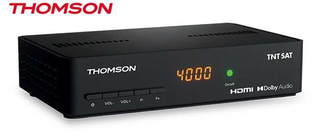 Recetor TNT SAT Thomson THS808 HD com Cartão de acesso para 4 anos