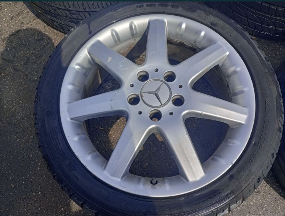 Alufelgi Mercedes 5x112 opony letnie 215/50/17” 2019r VW AUDI SKODA