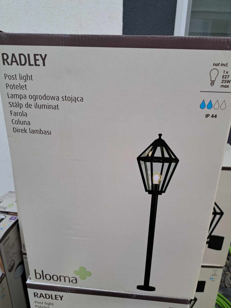 Lampa ogrodowa stojąca, nowa, blooma