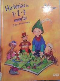 Livro Infantil "Histórias de 1, 2, 3 Minutos"