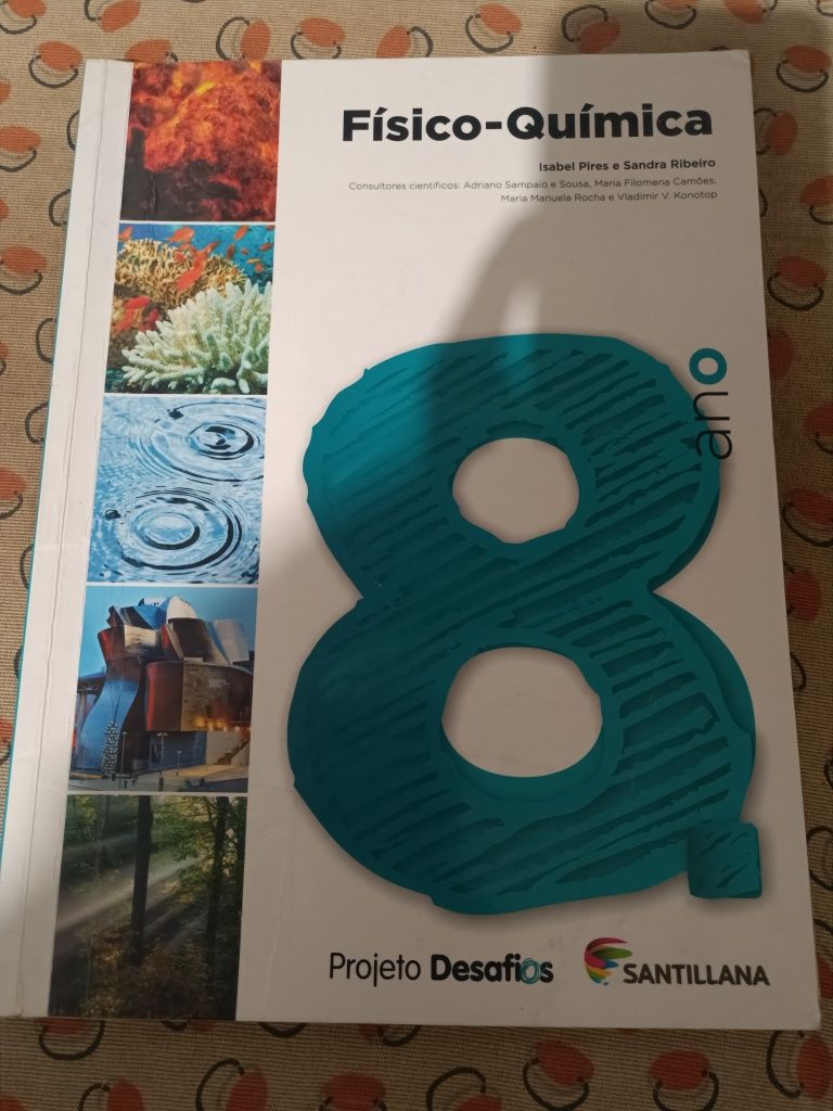 Livro escolar físico química 8 ano
