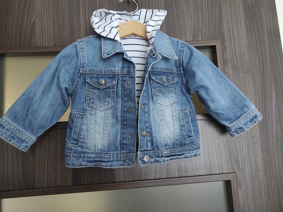 Mayoral kurtka jeansowa z dopinaną bluzą 74