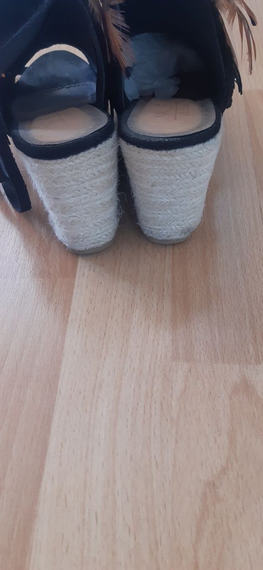 Koturny espadryle  czarne roz.38