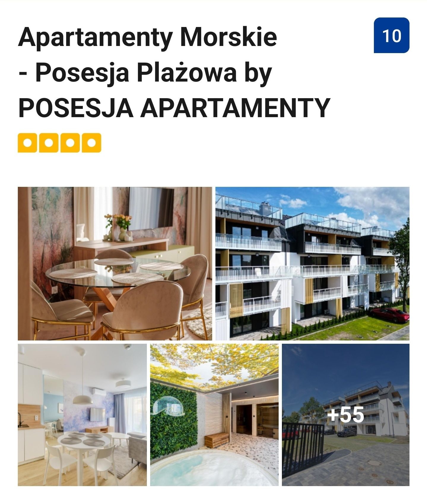 Luksusowe apartamenty i SPA tuż przy pięknej plaży Grzybowo Kołobrzeg