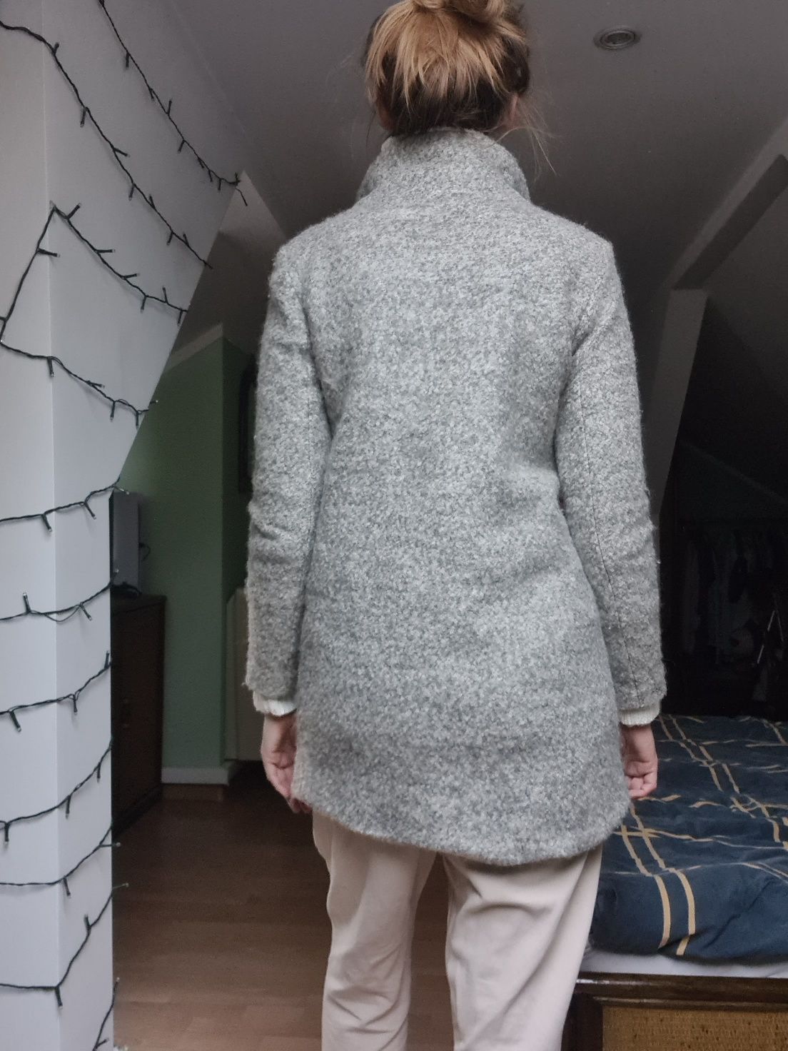 Wełniany płaszczyk kurtka Only na zimę na jesień rozm. M