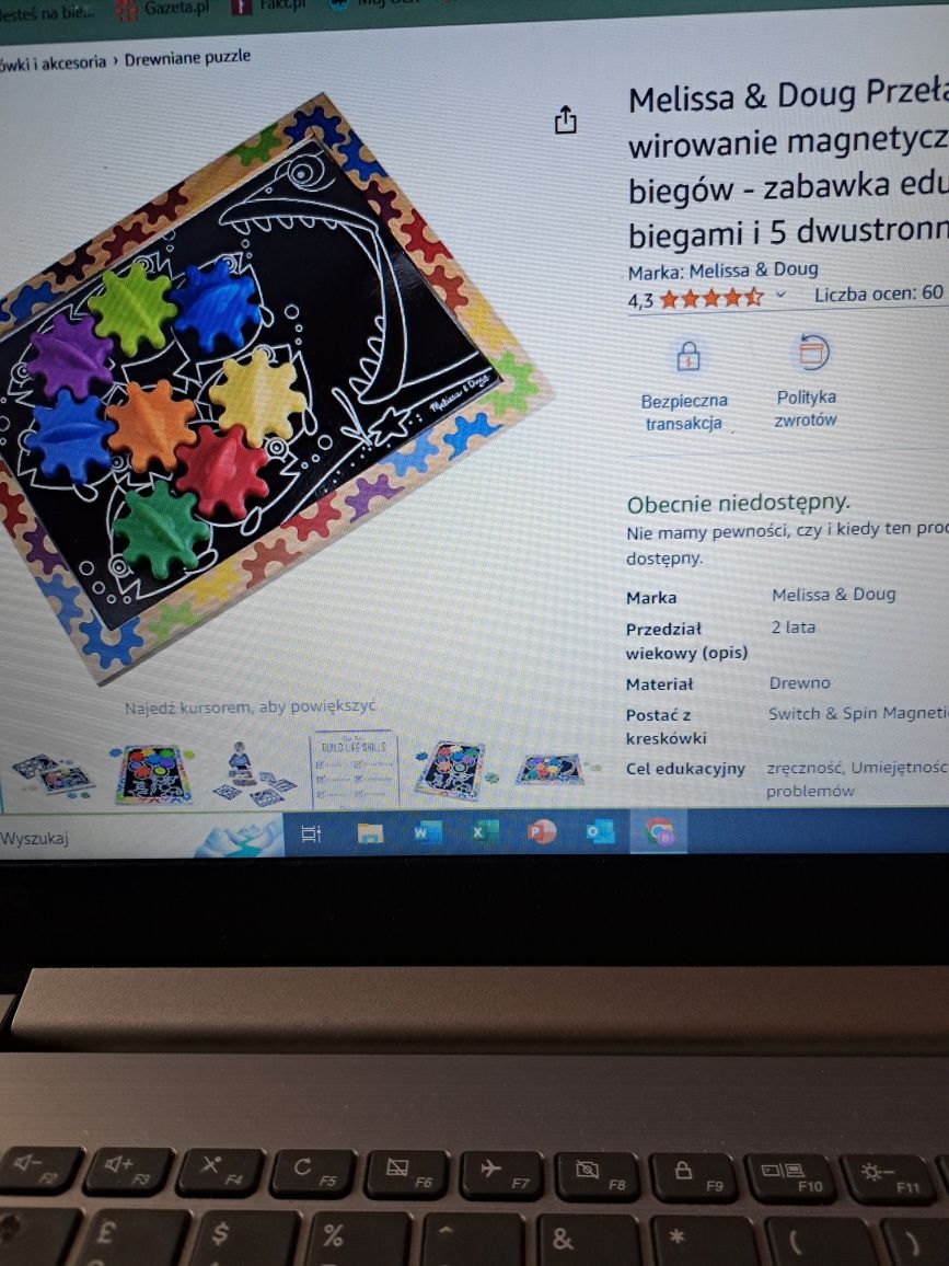 Zabawka edukacyjna Melissa&Doug tablica drew. magnetyczna Przełączanie