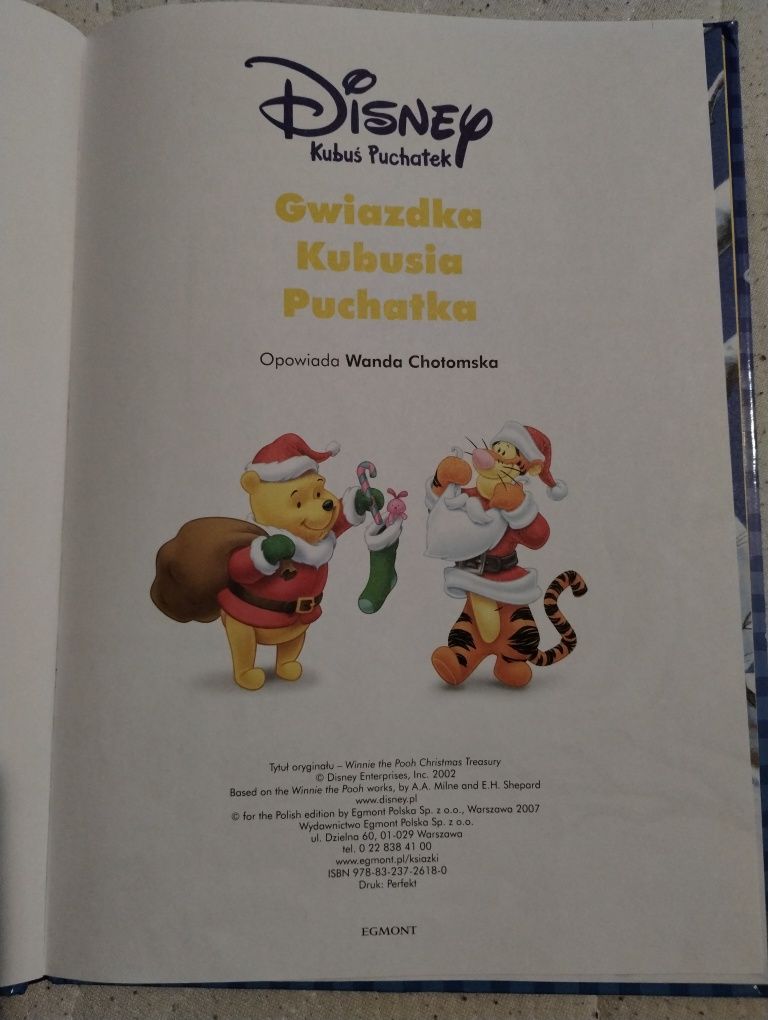 Sprzedam książkę dla dzieci Gwiazdka Kubusia Puchatka