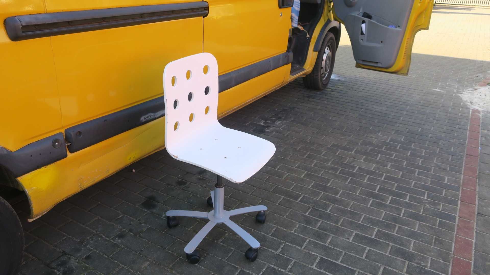 Krzesło obrotowe biurowe warsztatowe drewniane