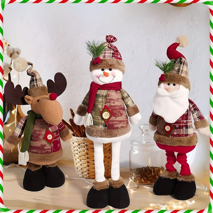 Новорічні фігурки (Сніговик\Олень\Дід Мороз)