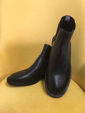 НОВЫЕ! Стильные, качественные кожаные ботинки "челси" фирмы ESSENTIALS
