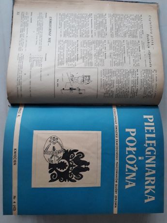 Pielęgniarka polska - zbiór historycznych czasopism w oprawie