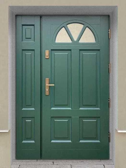 Drzwi zewnętrzne drewniane dębowe dostawa GRATIS pomiar montaż