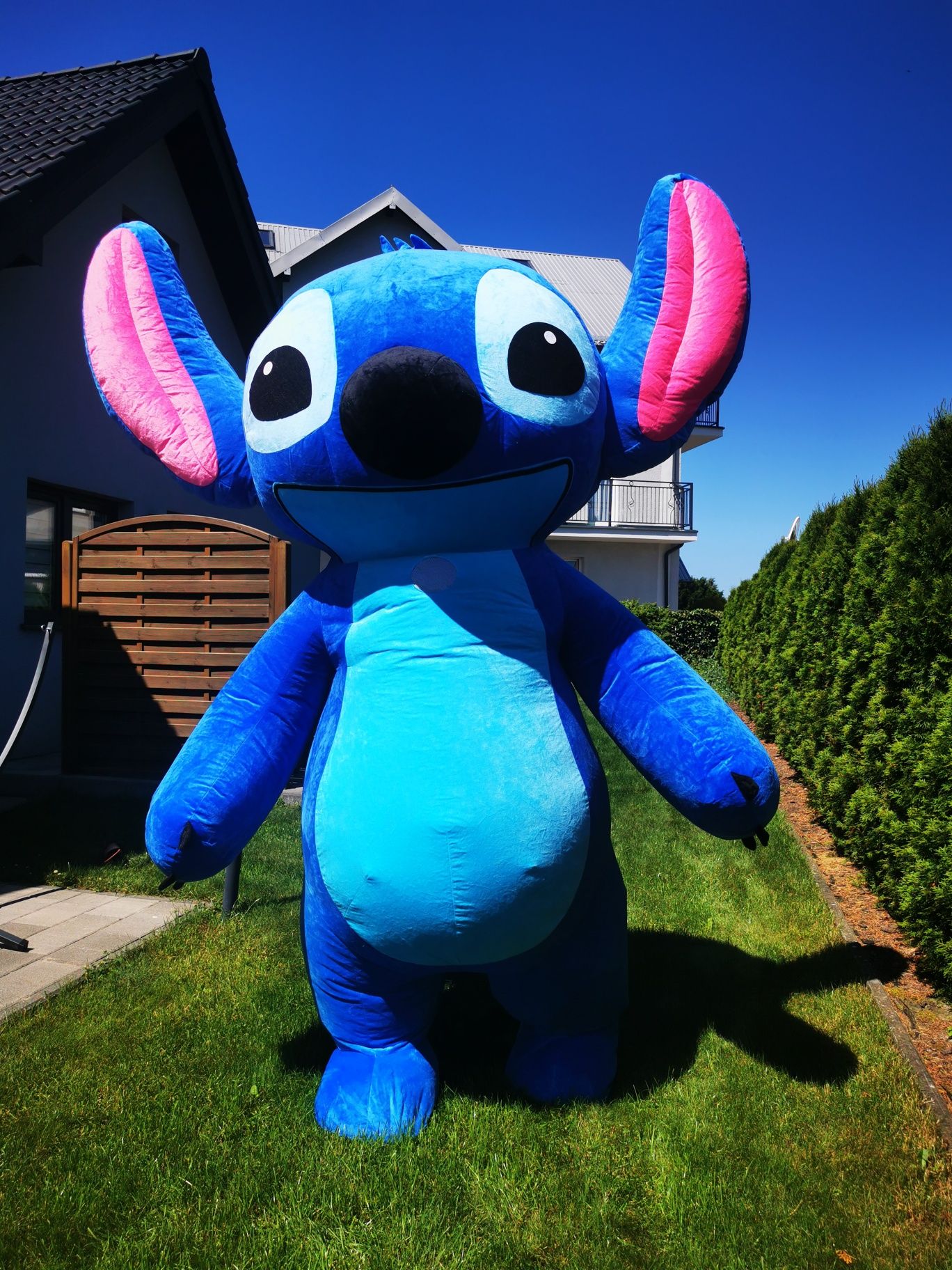 Stitch gigantyczna żywa maskotka stitcha przebranie na imprezy urodzin
