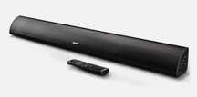 Soundbar 120W com subwoofer integrado bluetooth comando