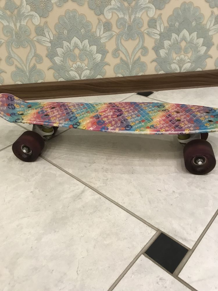 Пенні Борд Penny Board Zippy зі світними колесами Happy Хепі 54 см