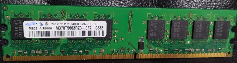 Samsung Pc2-6400 ddr234(667MHz800MHz1333MHz1600MHz2133Mhz 1248Gb