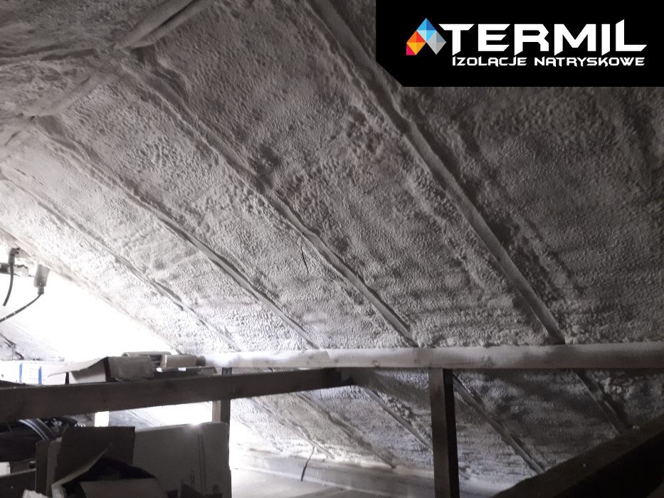 Ocieplanie poddasza Pianką PUR, Izolacja poddasza Pianą - TERMIL