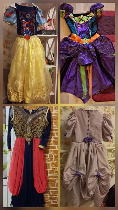 Сукні принцес, Білосніжка, маскарад, 122-134, хеловін
