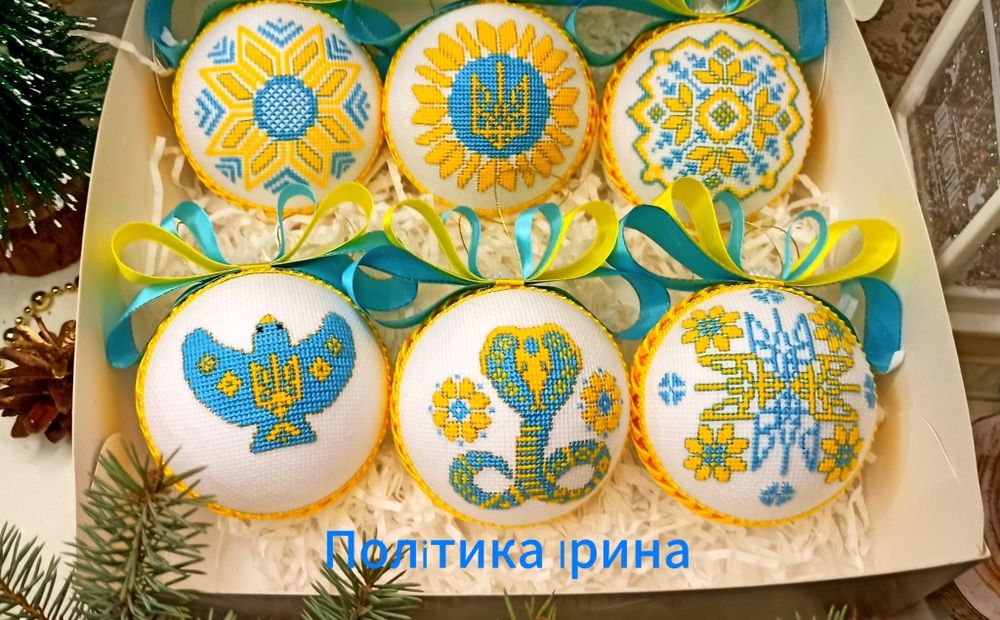 Новорічні іграшки ручної роботи