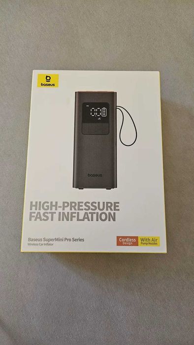 Компресор Baseus автомобільний, велосипедний