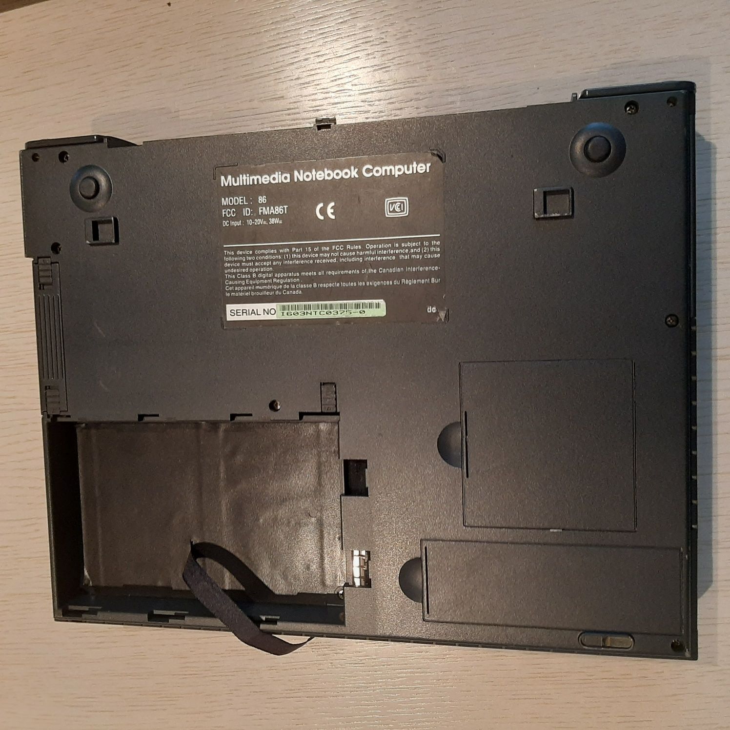 Laptop retro pentium I 120mhz 8mb ram zabytkowy