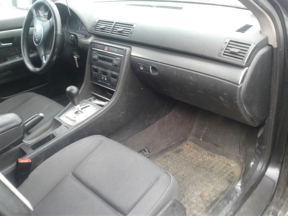 2 Fotele Przód Kanapa Oparcie Zagłówki Podłokietnik Schowek Audi A4 B6