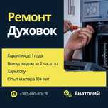 Ремонт духовки,электроплиты на дому ,газовых плит,микроволновки, вытяж