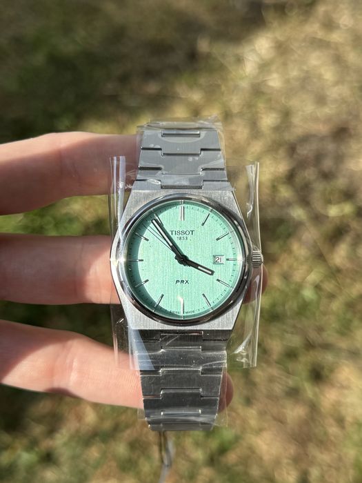 Tissot prx 40mm tiffany nowy zafoliowany 2 lata gwarancji