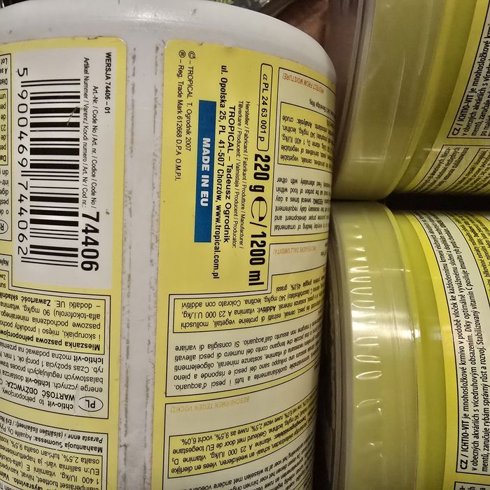 Sprzedam pokarm (karmę) płatki dla rybek akwariowych. Ichtio vit