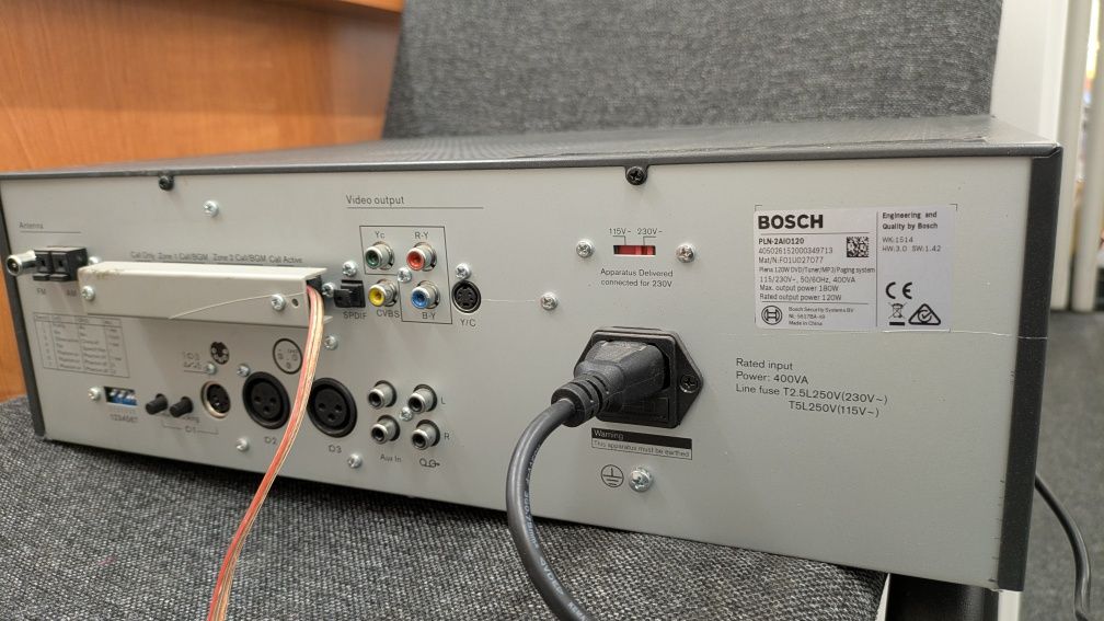 Wzmacniacz Plena Bosch all-in-one PLN-2AIO120