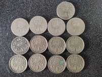 13 moedas 1 escudo alpaca (1927, 1929, 1930 a 1966)