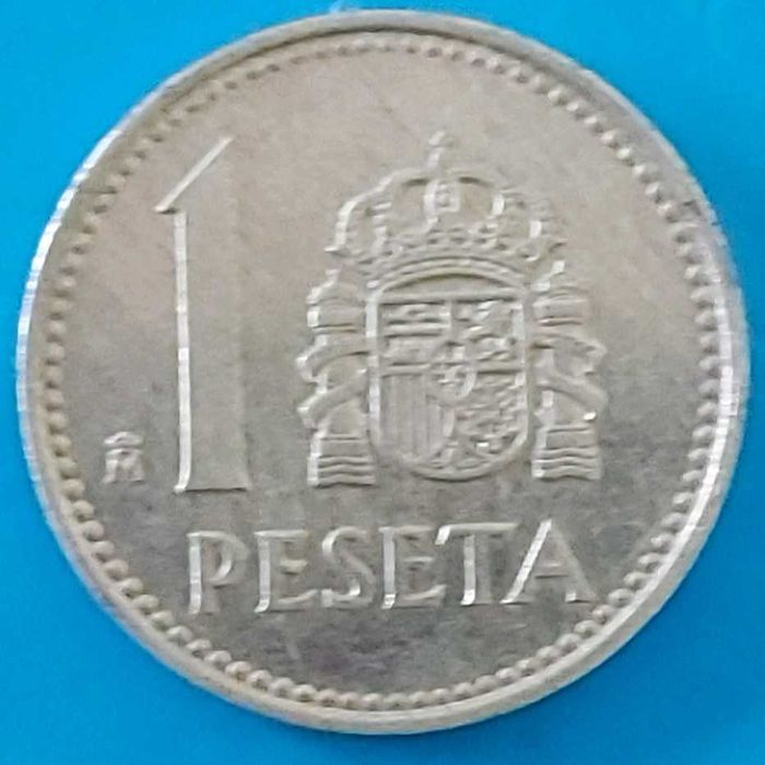1 Peseta de 1986, Espanha, Rei Juan Carlos I