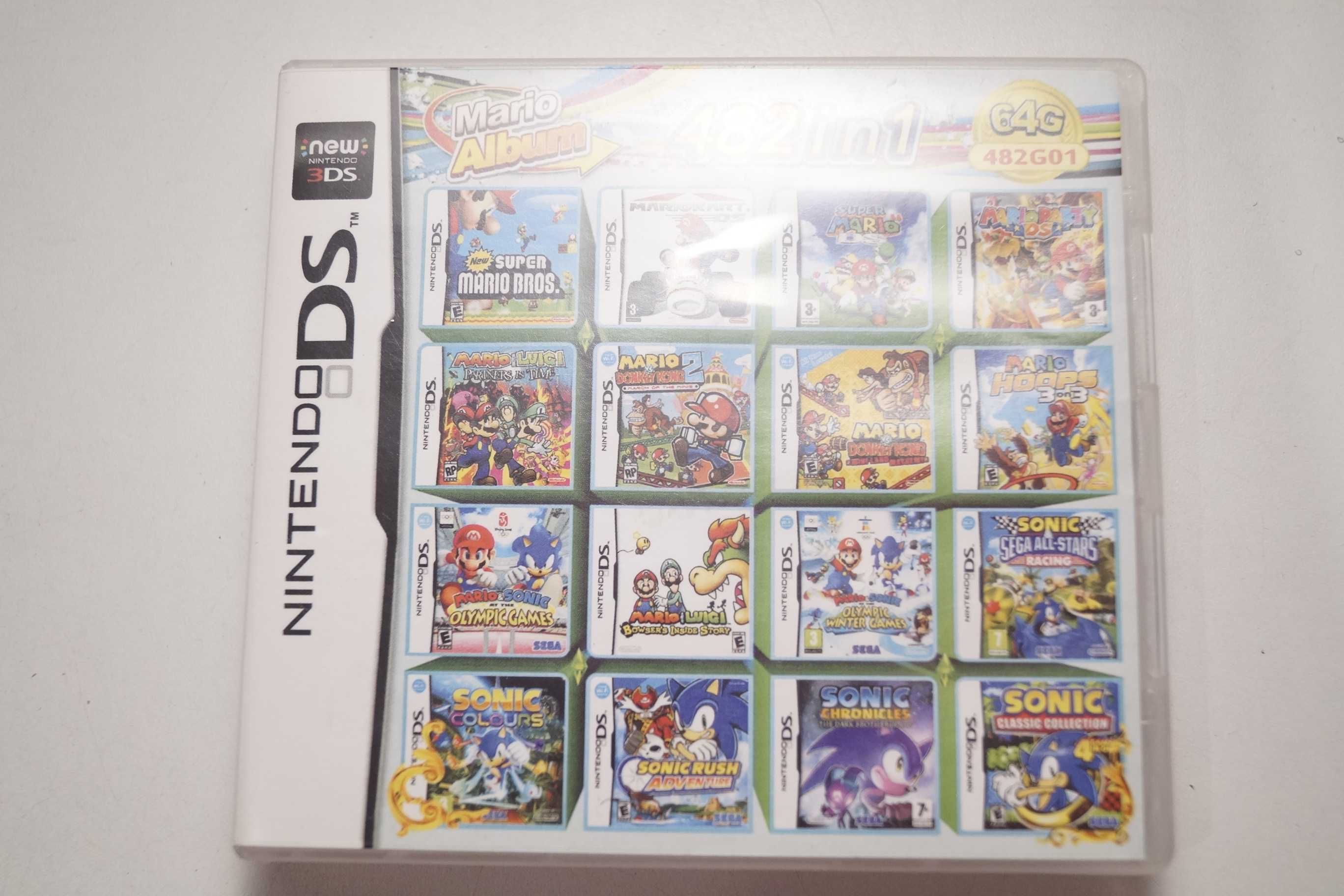 Nintendo 3DS Mario Album 482 w 1 Gry na konsole 64G