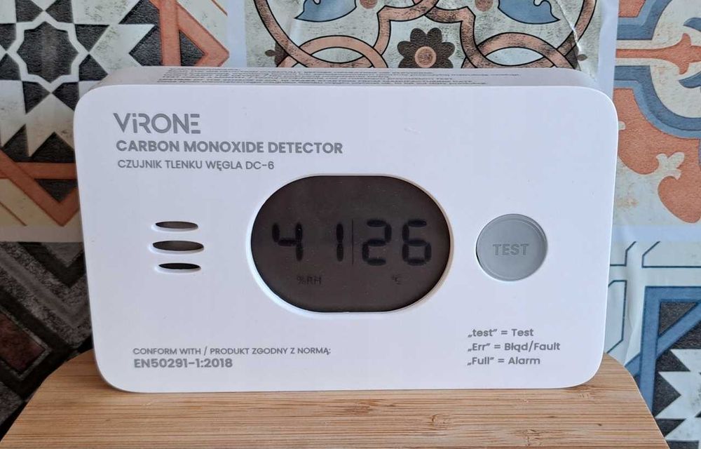 Czujnik Czadu "Tlenku Węgla" Sensor 10 lat NOWY SKUTECZNY